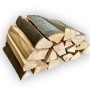 Stapel ofenfertiges PINI Buchenholz, ca. 25 cm, für Kamin, Grill, Pizzaofen. Saubere Holzscheite, 10 kg.
