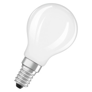 Osram LED-Leuchtmittel E14 Tropfenform, 3,4W, mattweiß. Energiesparende LED Lampe für E14 Fassung.