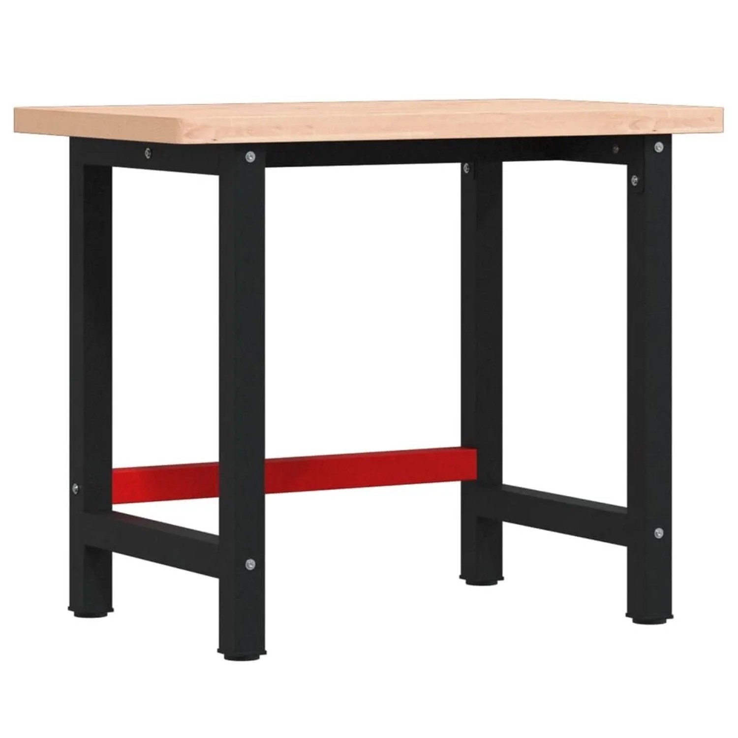 vidaXL Werkbank 100x60x83 cm Massivholz Buche Rechteckig 3309661
