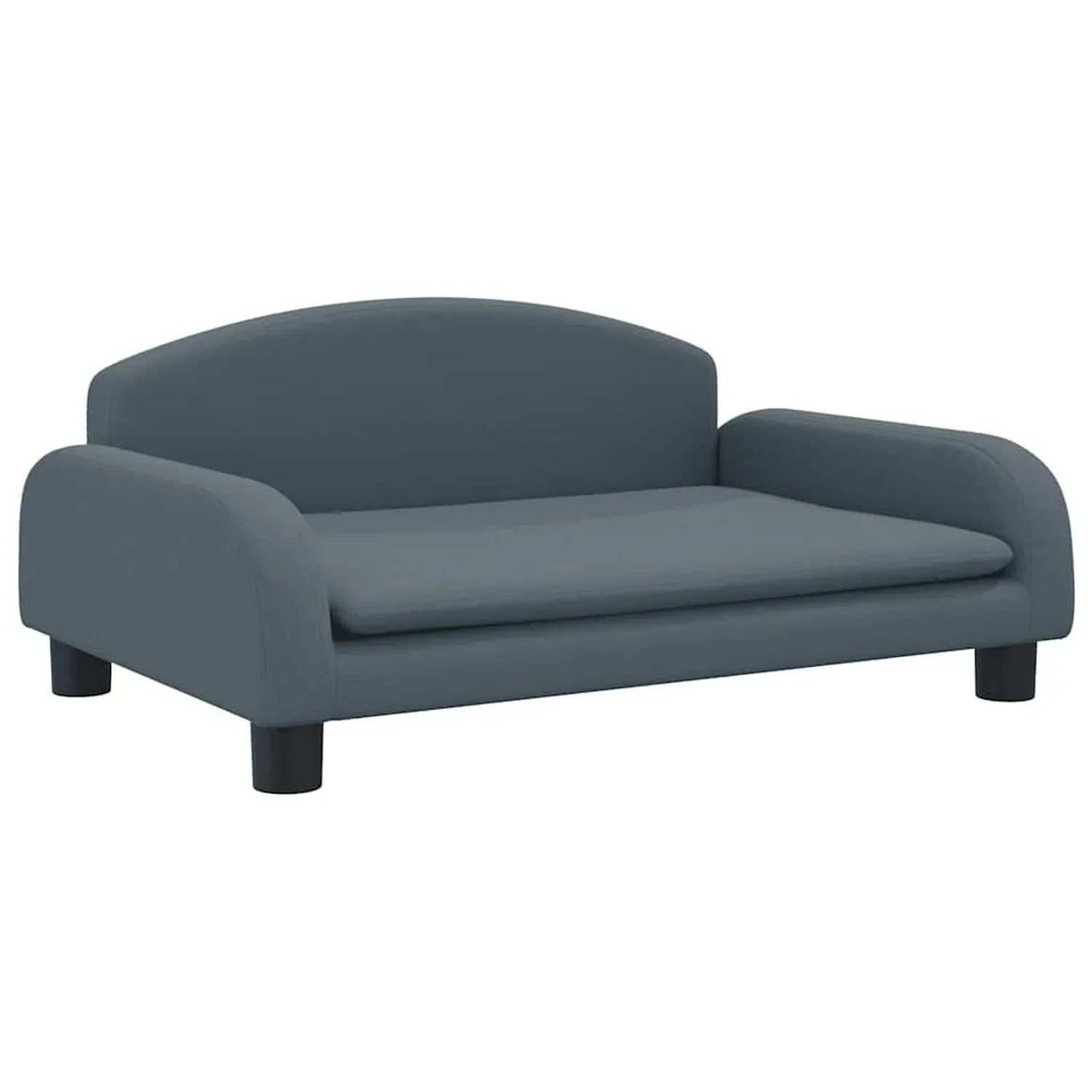 vidaXL Hundebett Dunkelgrau 70x45x30 cm Stoff 171961