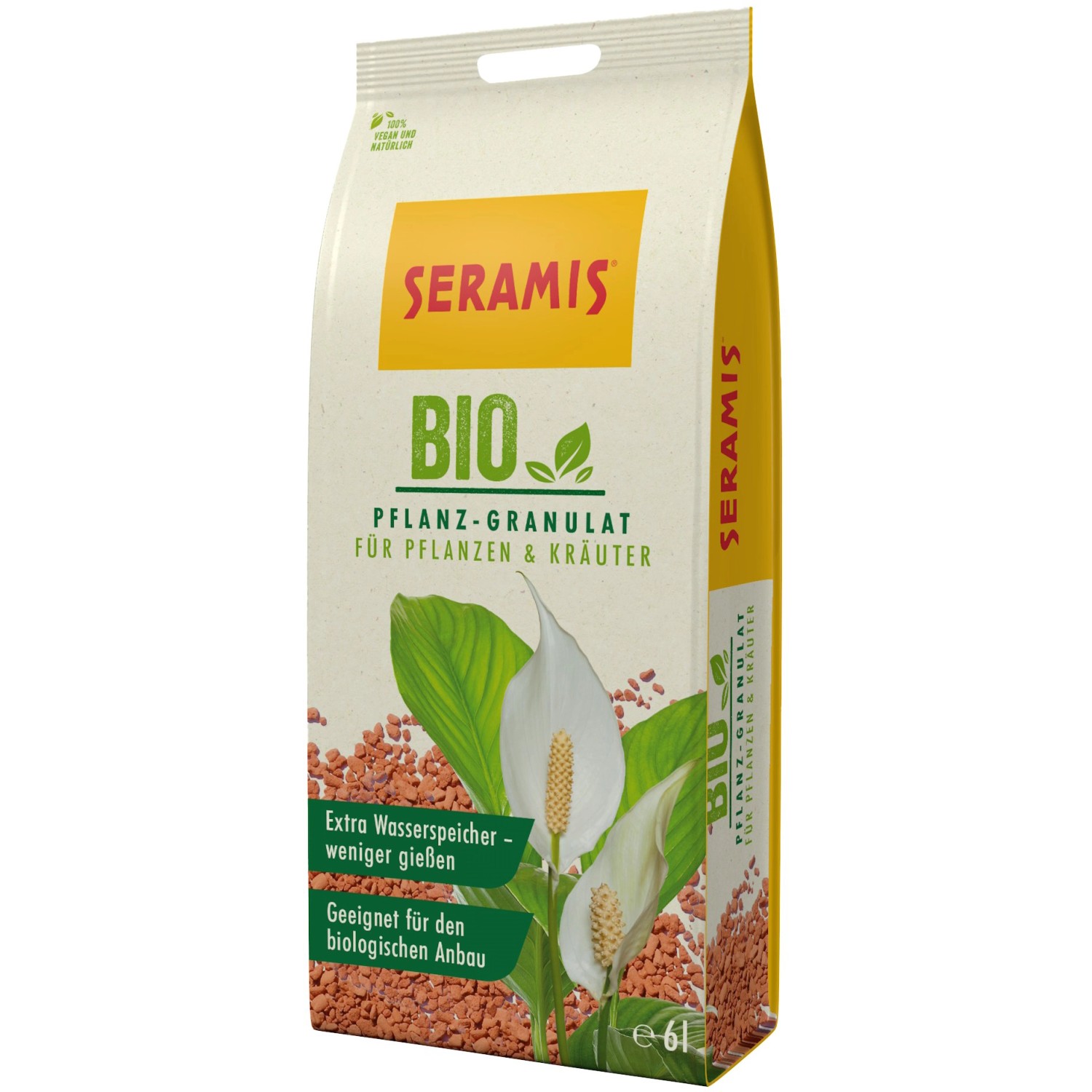 Seramis Bio-Pflanz-Granulat für Pflanzen & Kräuter 6 l