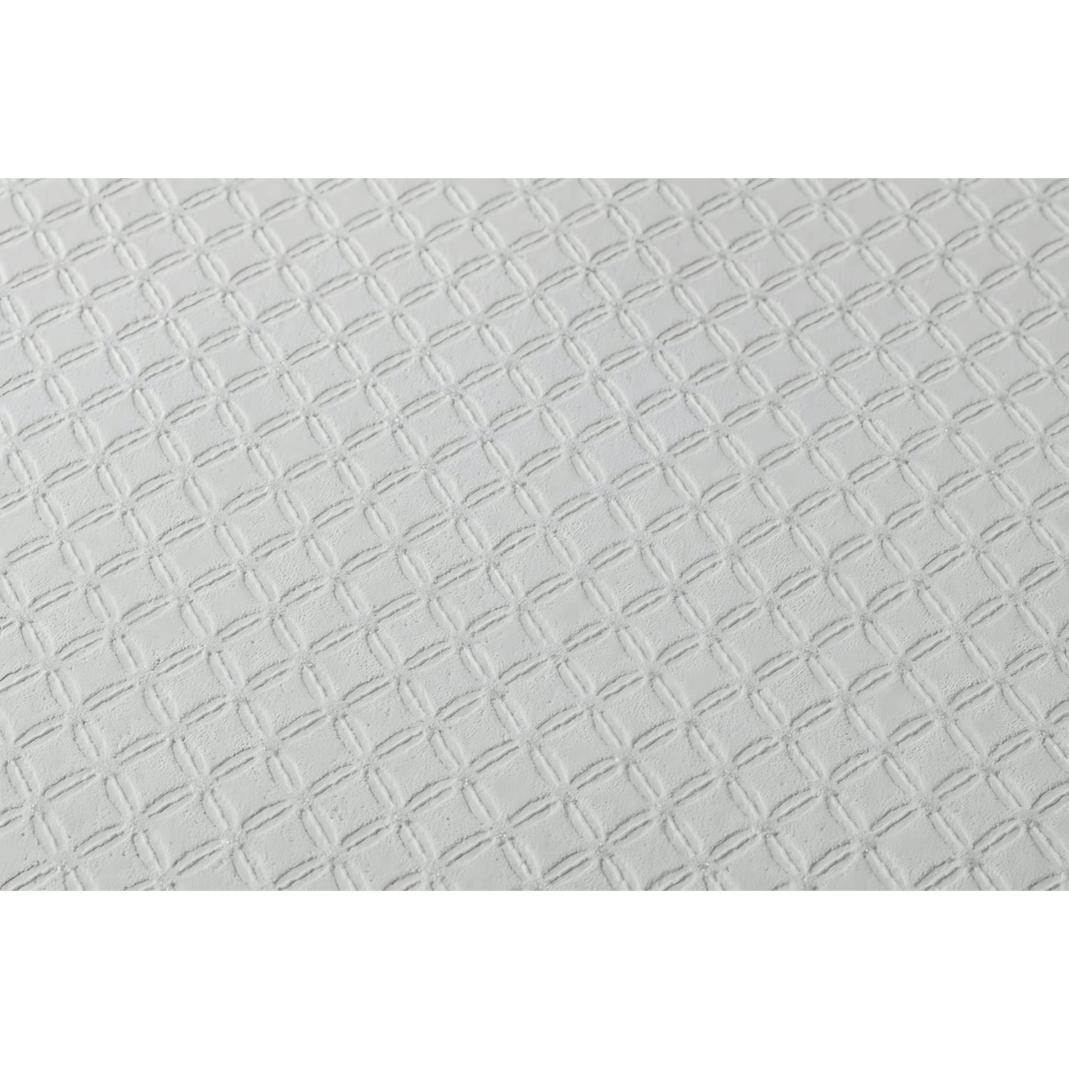 Graue PROFHOME Vliestapete mit glitzerndem Uni-Muster und leichter Struktur.