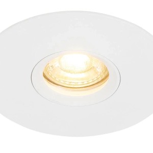 QAZQA Moderner Einbaustrahler Weiß GU10 50mm Buco