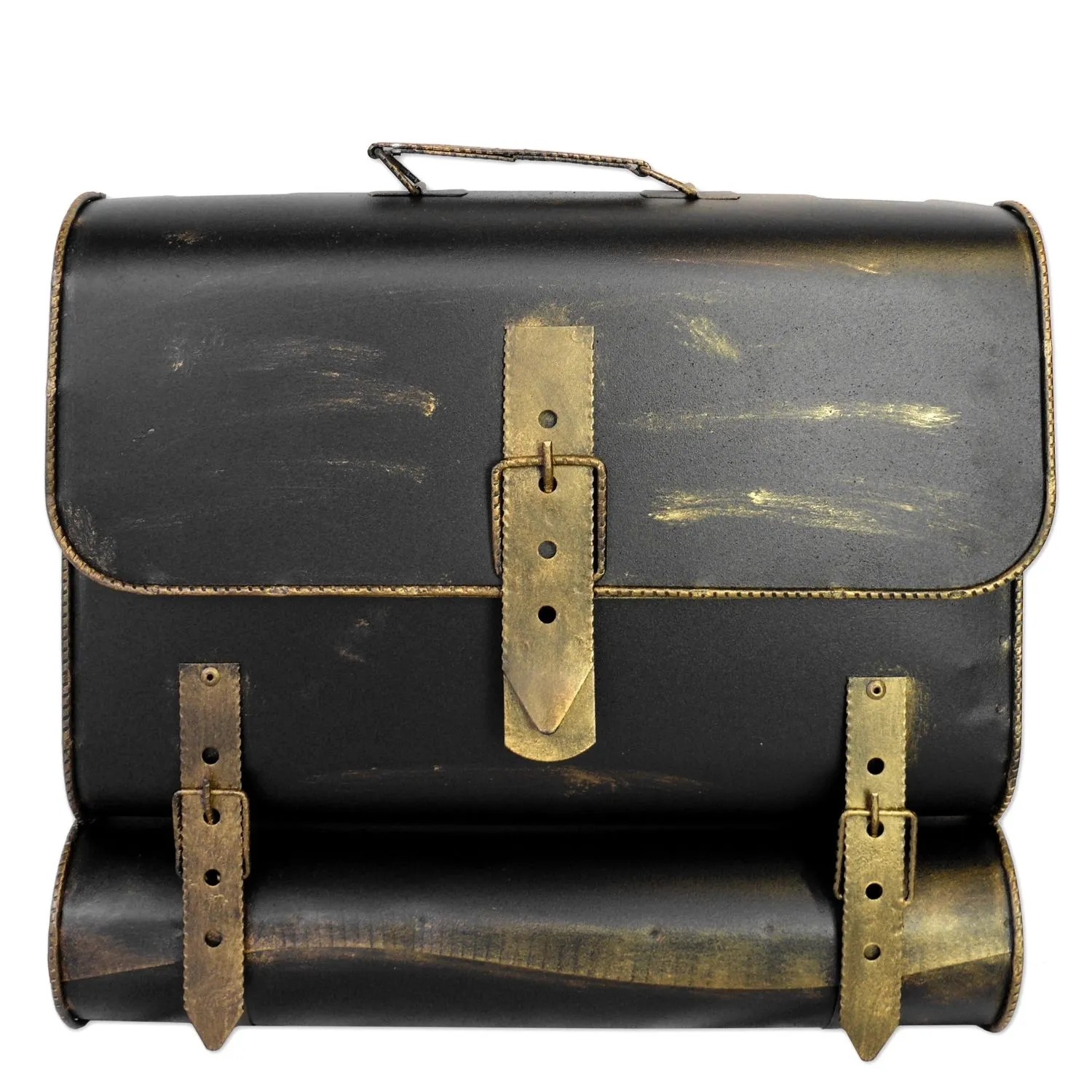 HMF 505-23 Briefkasten Antik SCHULRANZEN 122 36 x 41 x 85 cm Gold günstig online kaufen