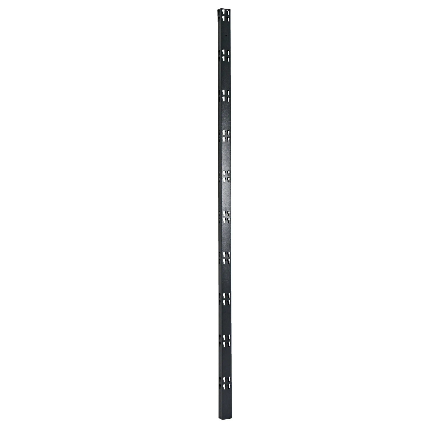 Schulte Profi-C-Steckprofil 195 cm x 4,2 cm x 2,8 cm Schwarz 2 Stück