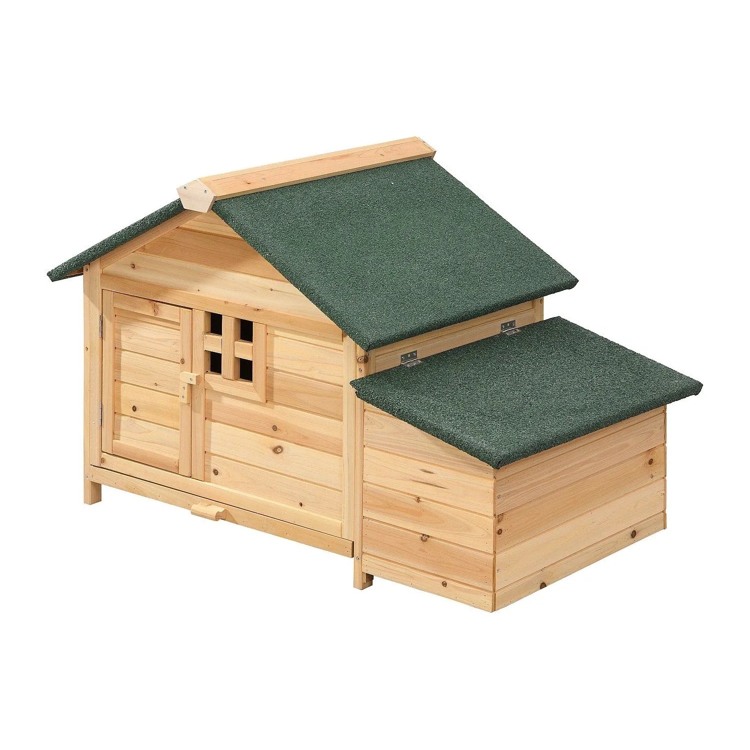 Vente-unique Hühnerstall Anser Naturfarben Hell 106 cm