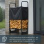 osoltus Kaminholzregal Brennholzregal  132 x 117 cm mit Abdeckung_7