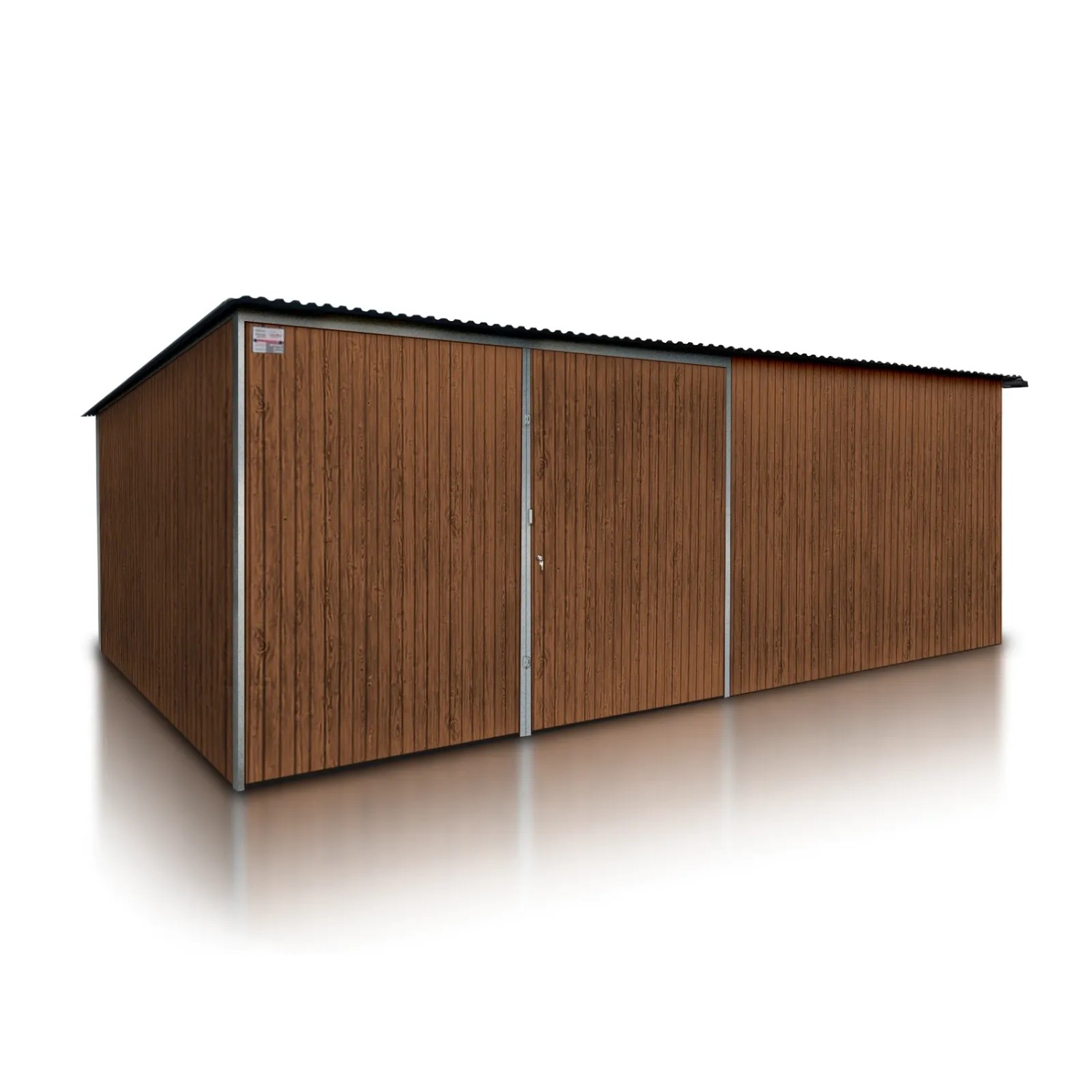 Liderstal Gerätehaus Premium aus Blech 600 x 500 cm