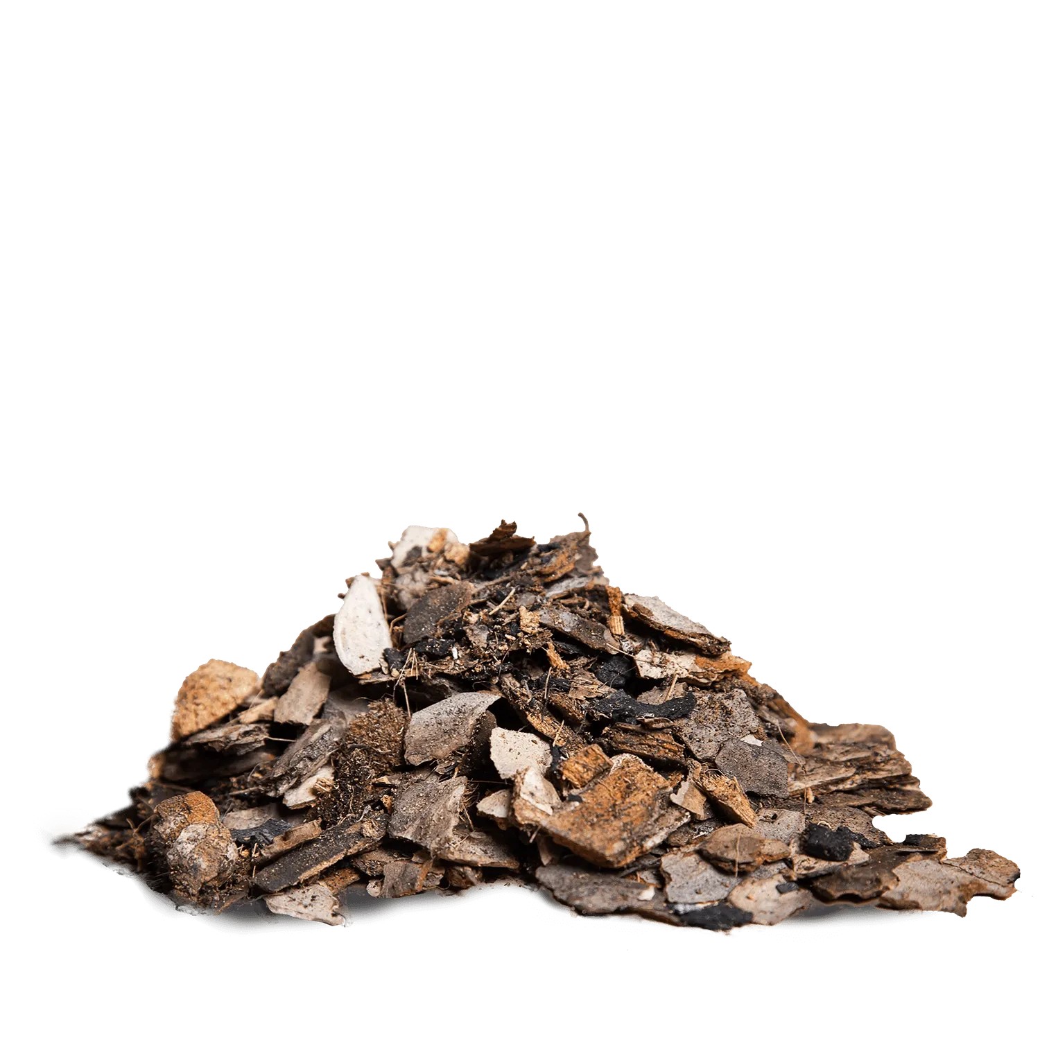 Galamio Rindenmulch Kiefer Mix, naturbelassene Kiefernrinde und Holzfasern.