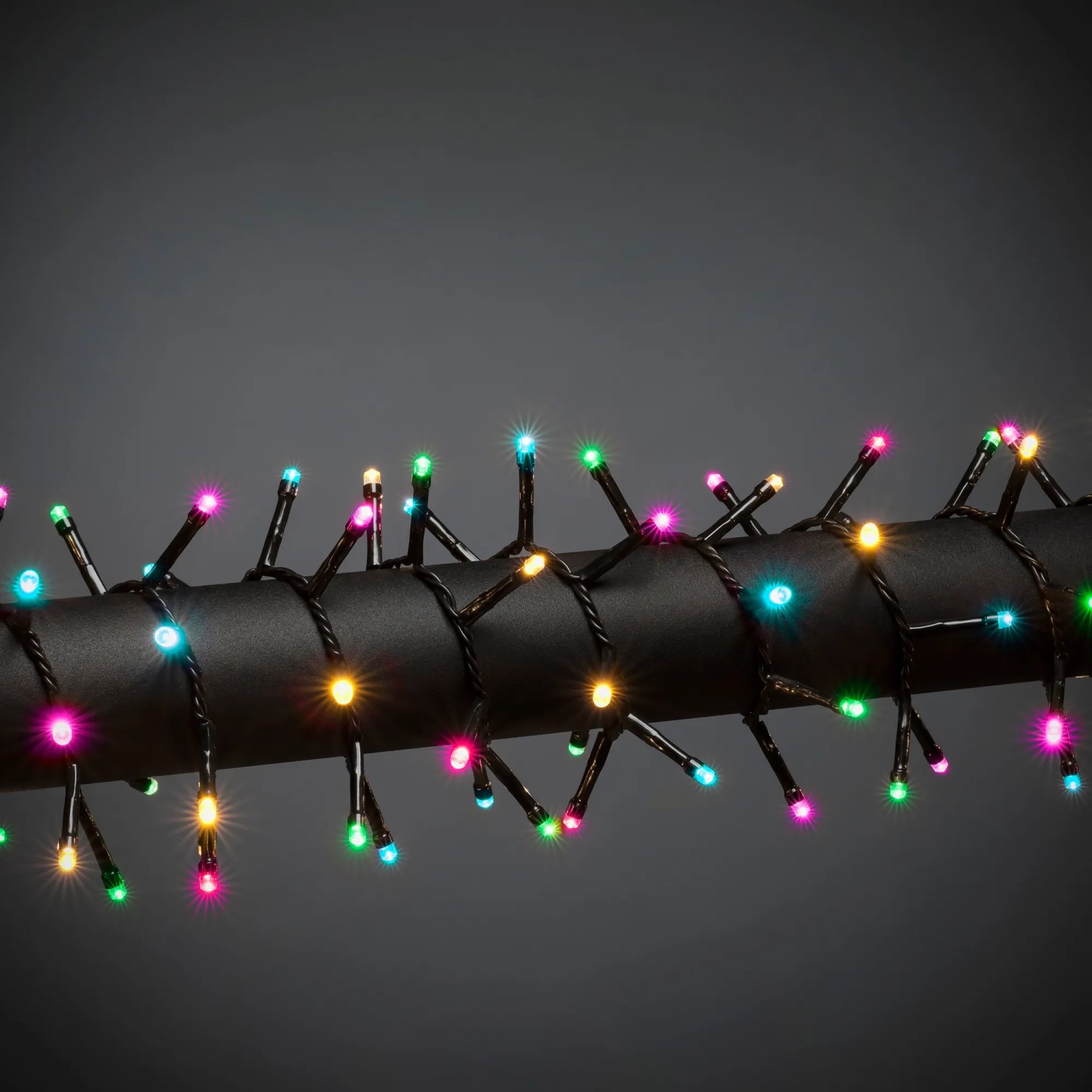 Konstsmide LED-Lichterkette Cluster 800 Dioden für Außen Bunt
