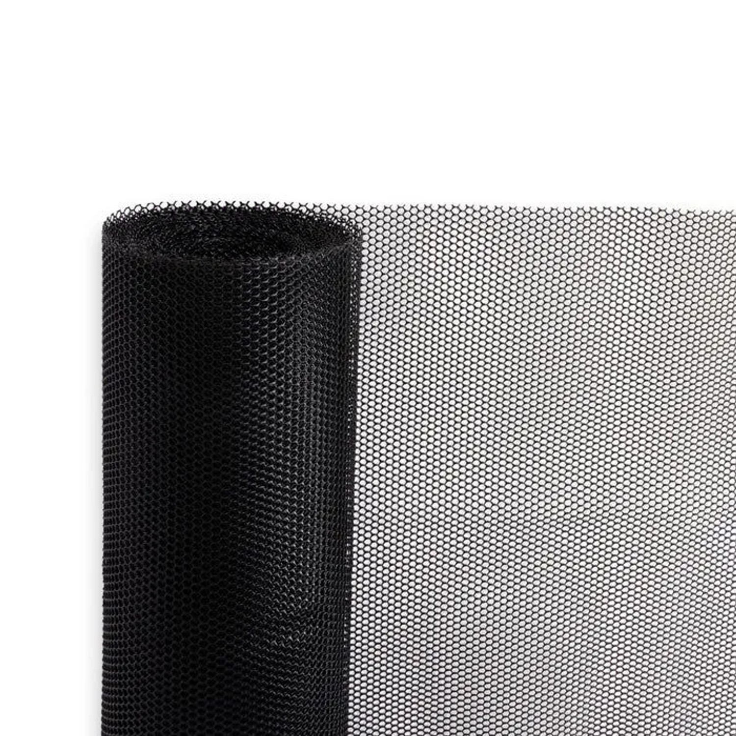 Floordirekt Maulwurfgitter Wühlmausgitter PE 7 x 7 mm 500 g/m² Schwarz 2 x 25 m