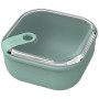 Rotho Frischhaltedose Ela 1 l in Mistletoe Green, quadratische Vorratsdose mit transparentem Deckel.