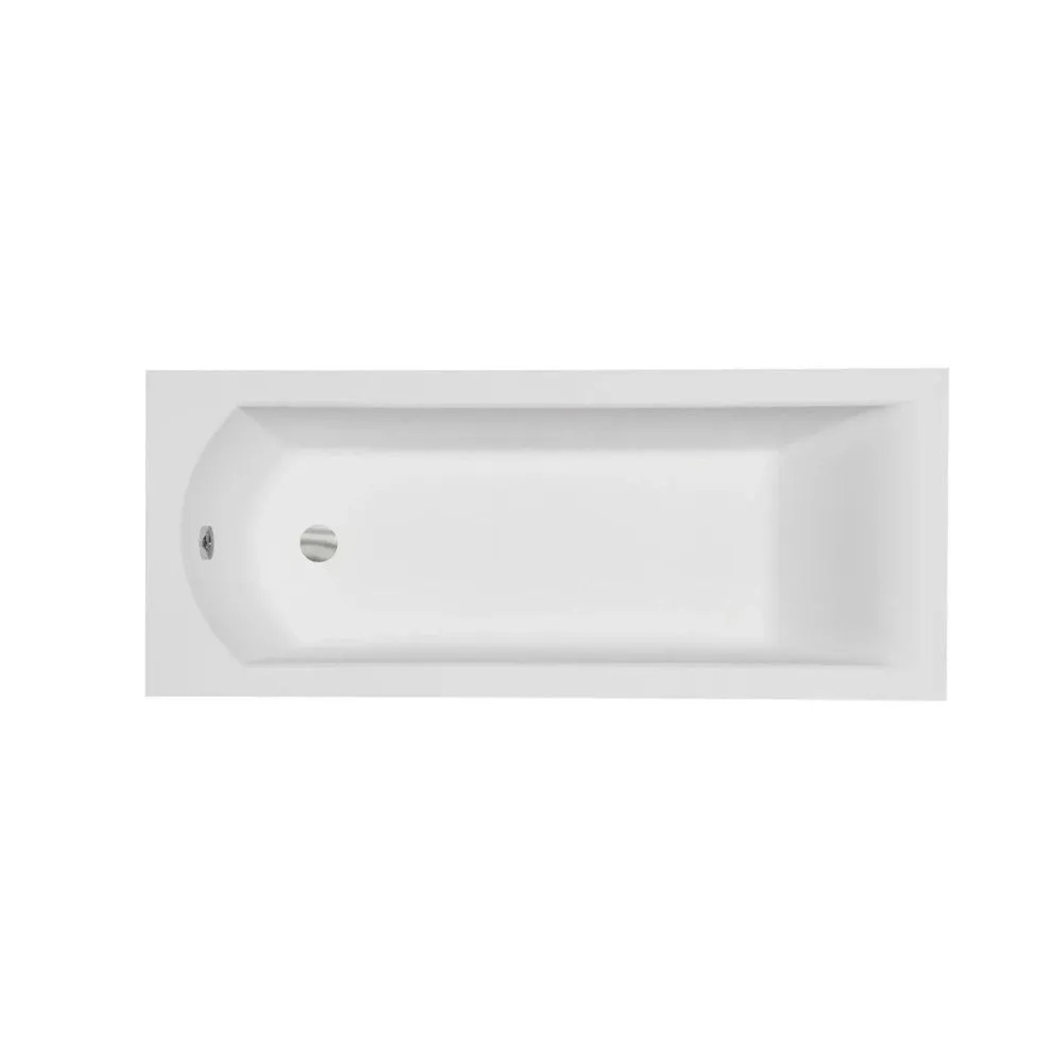 Bad Land Rechteck-Badewanne 140x70 mit Wannenträger inkl. Ablauf & Füße
