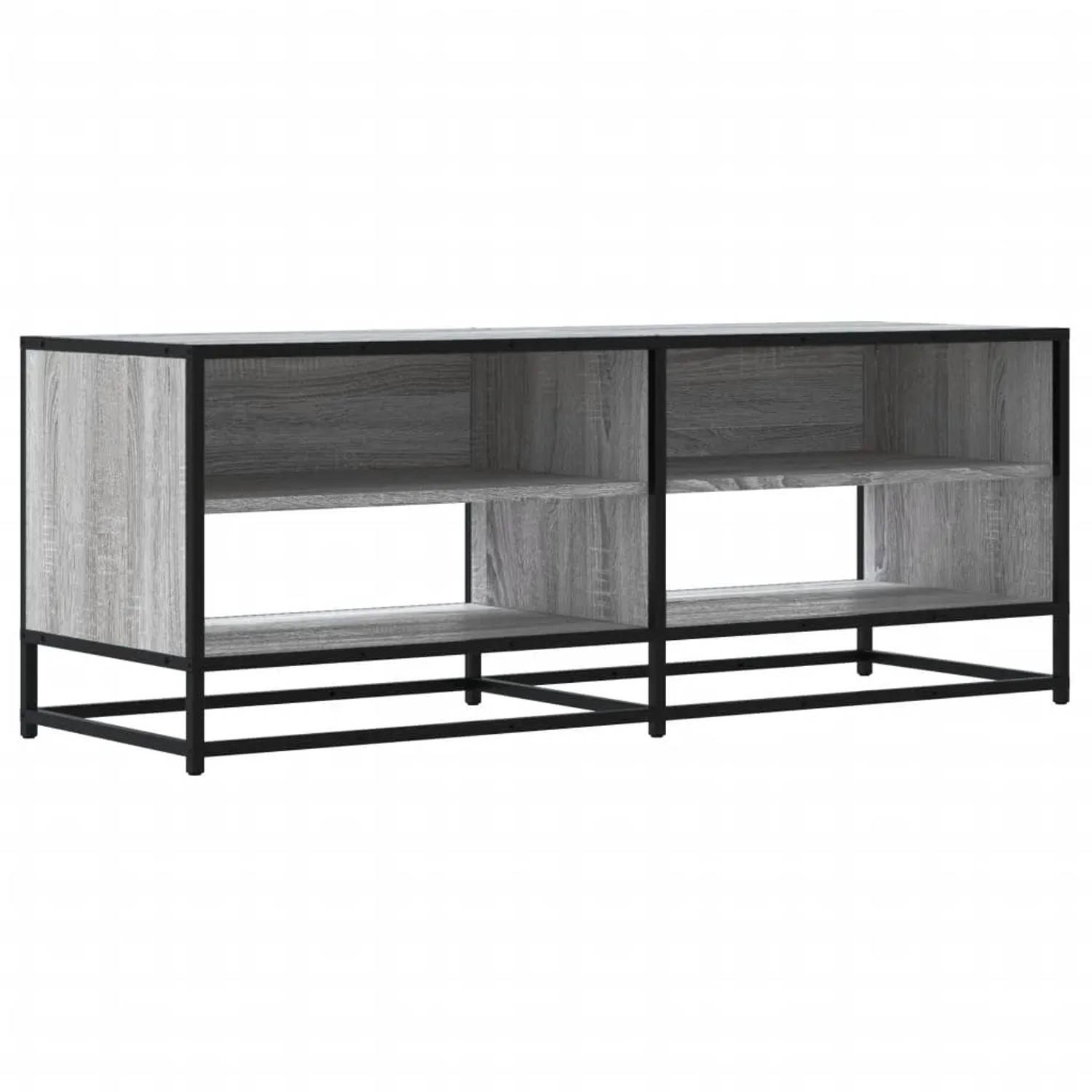 vidaXL TV-Schrank Grau Sonoma 120,5x40x46 cm Holzwerkstoff und Metall 84889 günstig online kaufen
