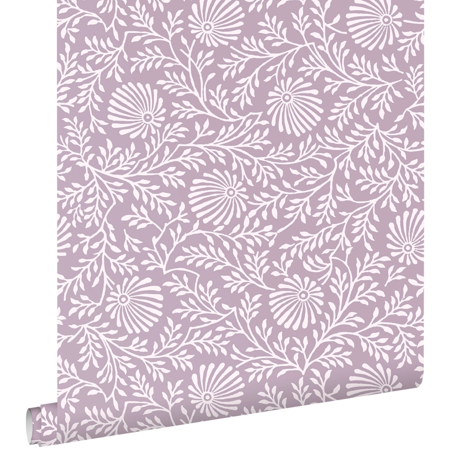 ESTAhome Tapete Blumenmuster Violett 50 x 900 cm günstig online kaufen