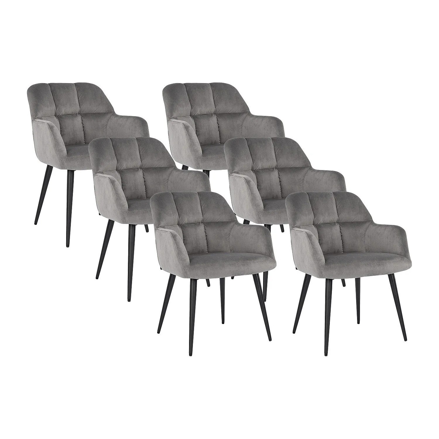 Vente-unique Stuhl Pega Grau 58.5 cm