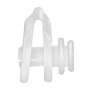 Detailaufnahme eines Gleiters für die Wenko Era Winkelschiene, Duschstange Zubehör.