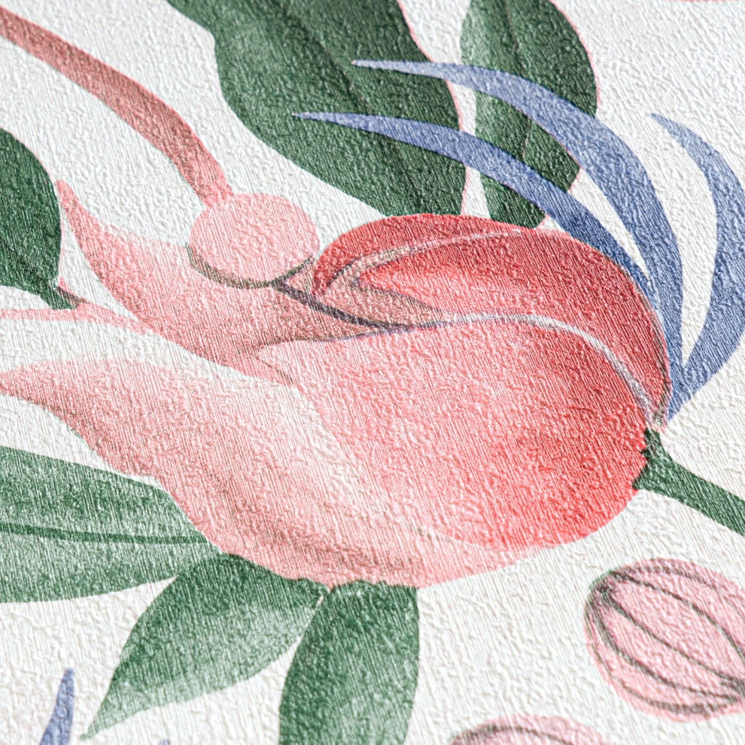 AS Creation Vliestapete Knospen 10,05 x 0,53 m Rosa-Grün FSC®_3