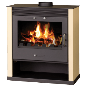 Victoria Kaminofen Rubin Creme mit 13 kW