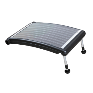 Gre Solarwärmepaneel, 59x59x29cm, schwarz, zur Poolwassererwärmung mit verstellbaren Füßen.