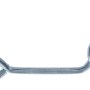 Verzinkter Sturmhaken mit Öse, 4,4 x 100 mm, zur Fixierung von Türen und Fensterläden.