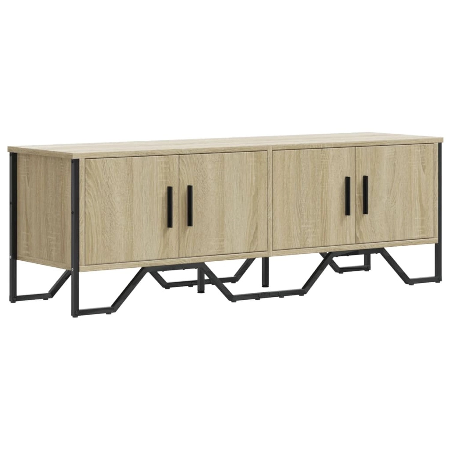 vidaXL TV-Schrank TV-Schrank Sonoma-Eiche 122x34x41 cm Holzwerkstoff (1-St) günstig online kaufen