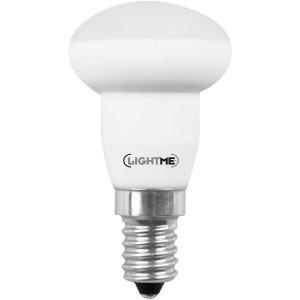 Lightme E14 LED Leuchtmittel, 3W, warmweiß, für stimmungsvolle Beleuchtung im Wohnbereich.