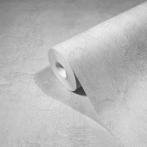 Rolle Marburg Vliestapete Struktur Modern Weiß, detailreiche Nahaufnahme.