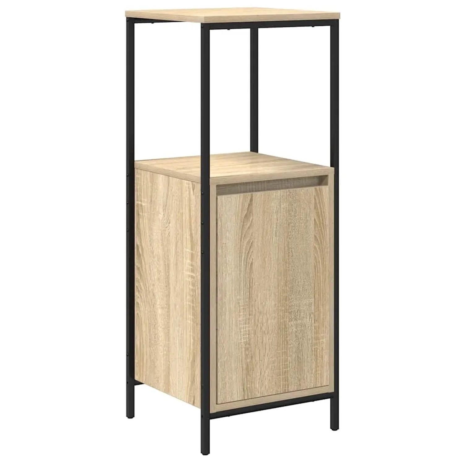 vidaXL Badschrank mit Regalen Sonoma-Eiche 36x35x95 cm 861913 günstig online kaufen