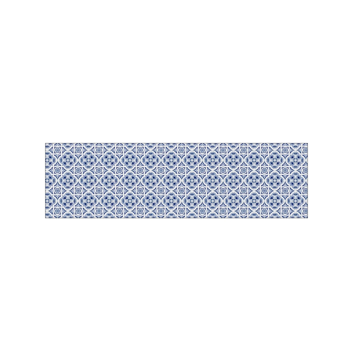 MySpotti Küchenrückwand Profix Cucina Apollon 210 x 60 cm Blau-Weiß