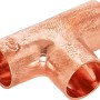 Kupfer Löt-T-Stück, Durchmesser 12 mm, für Kupferrohr-Verbindungen.
