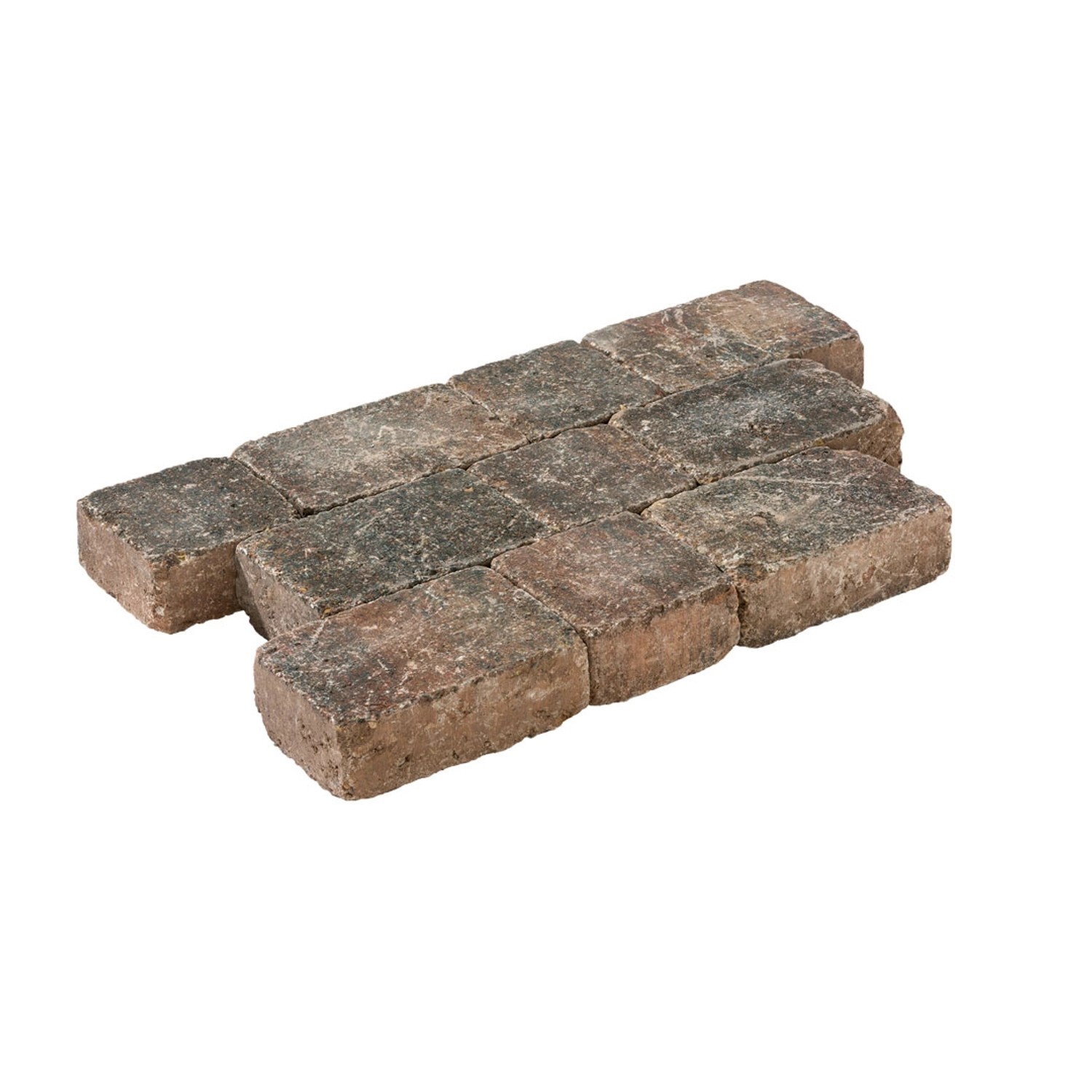 Diephaus Pflasterstein Collo Herbstlaub, 14x14x7 cm, Betonpflaster für Gehwege und Terrassen.