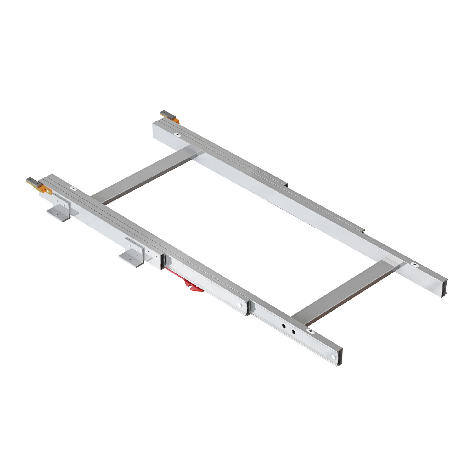Emuca Führung Twice Top Für Gleittisch Aluminium Matt Eloxiert