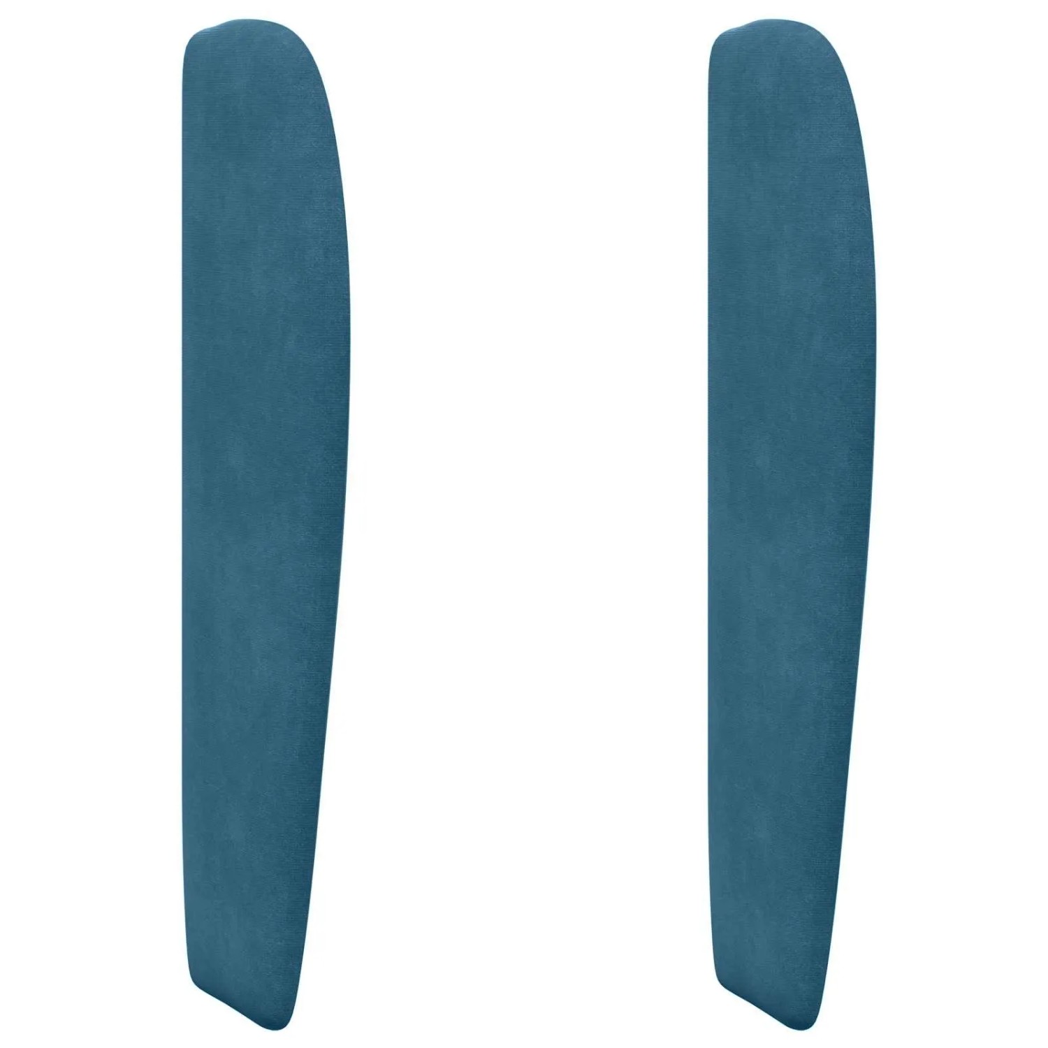 vidaXL Kopfteil Ohr Blau 80 x 23 x 6 cm Samt 346574