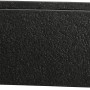 Anthrazitfarbener Pflanzkasten (79x29x29,5 cm) aus Fibreclay für den Innen- und Außenbereich.