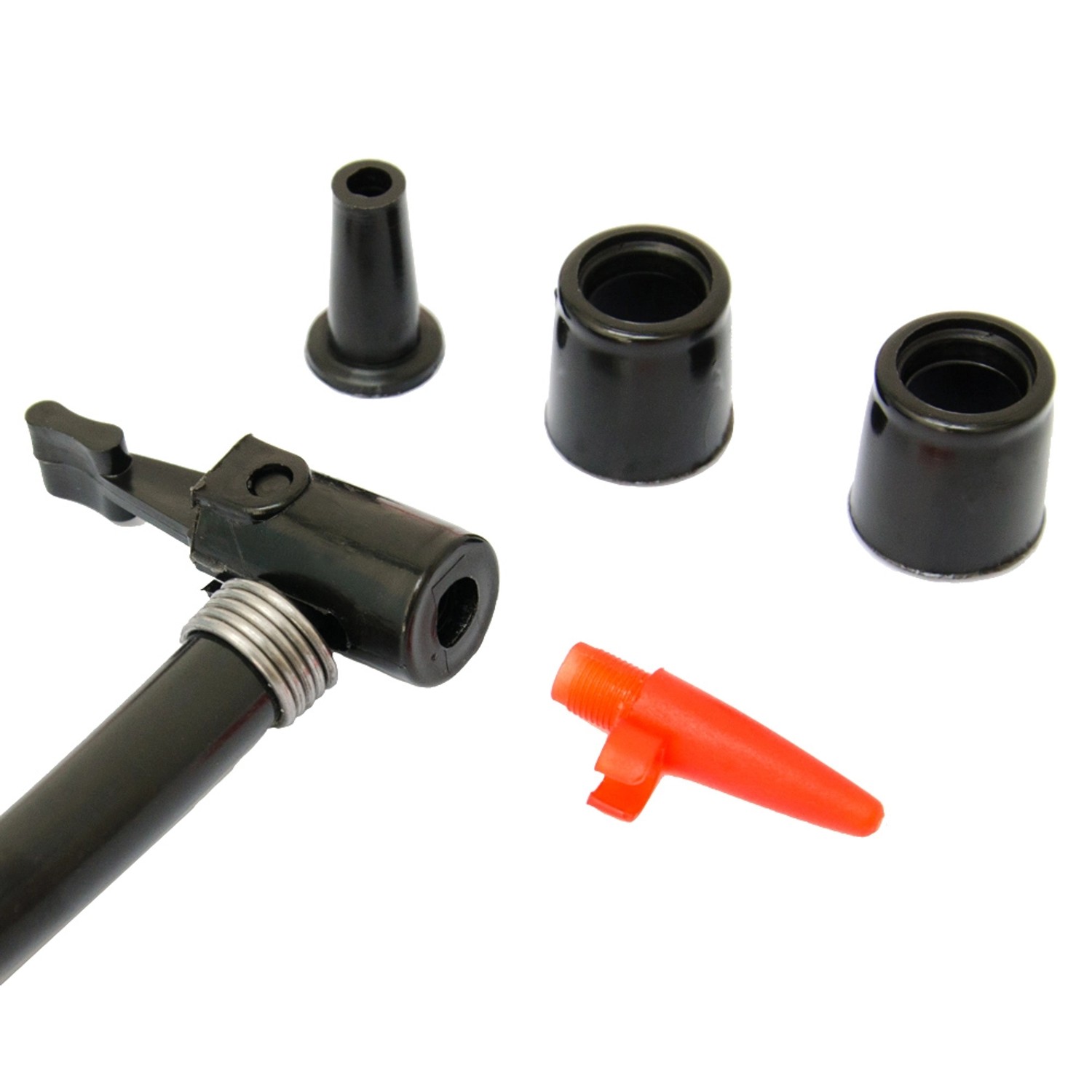 eyepower Universal Siphonpumpe mit Zubehör, rot/schwarz, für Luft und Flüssigkeiten.