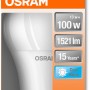 Osram LED-Leuchtmittel E27 in Glühlampenform, 13W, neutralweißes Licht im Karton.