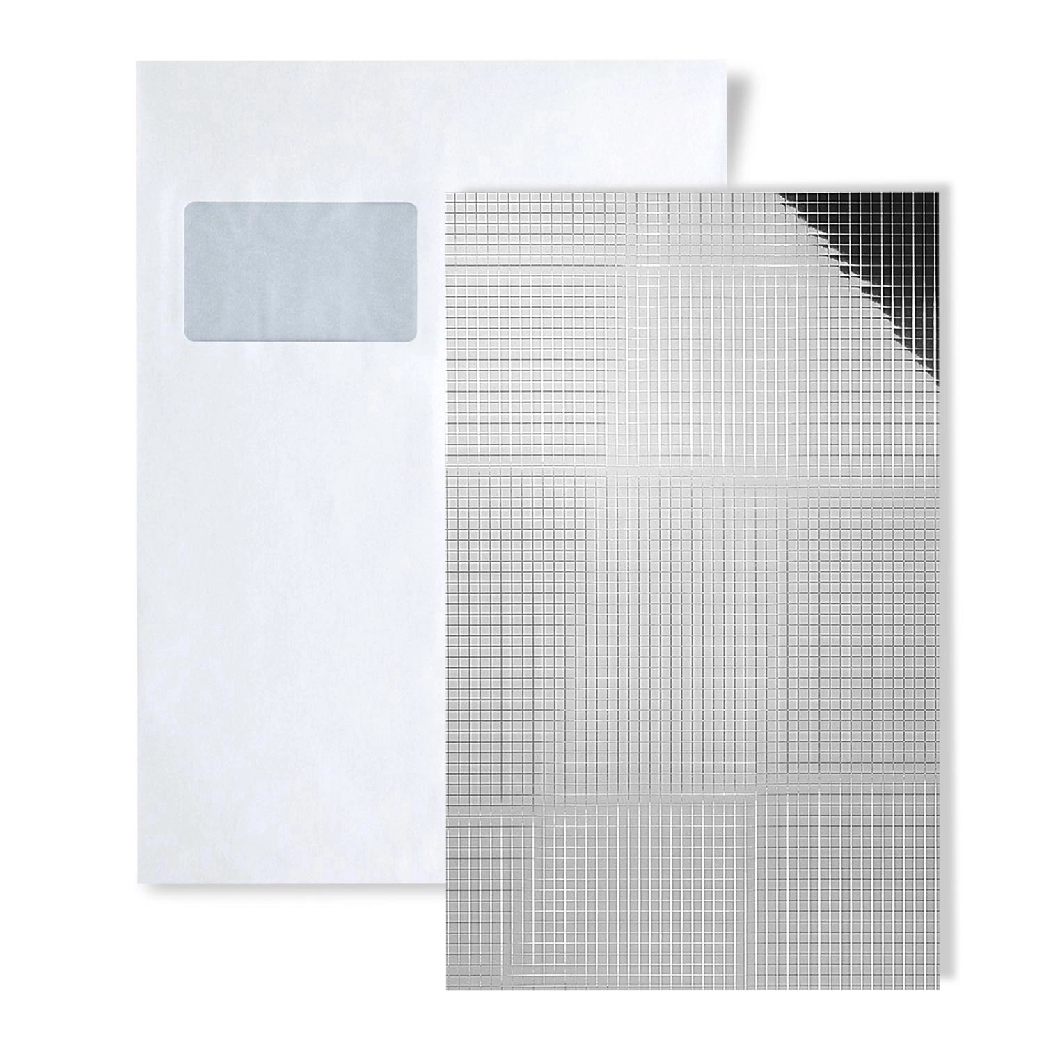 Wallface 1 MUSTERSTÜCK S-27377 DIN A5 Wandpaneel Muster SILVER 5X5 günstig online kaufen
