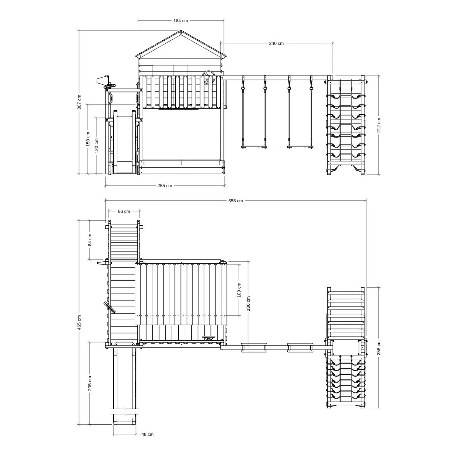 Wickey Saga Spielturm von Disney als Stitch mit Rutsche und Sandkasten_6