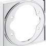 Hansgrohe ShowerSelect Verlängerungsrosette in Chrom, Zubehör für Armaturen.