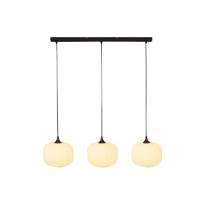 Vente-unique Hängeleuchte Und Kronleuchter Glenora Schwarz 99 cm