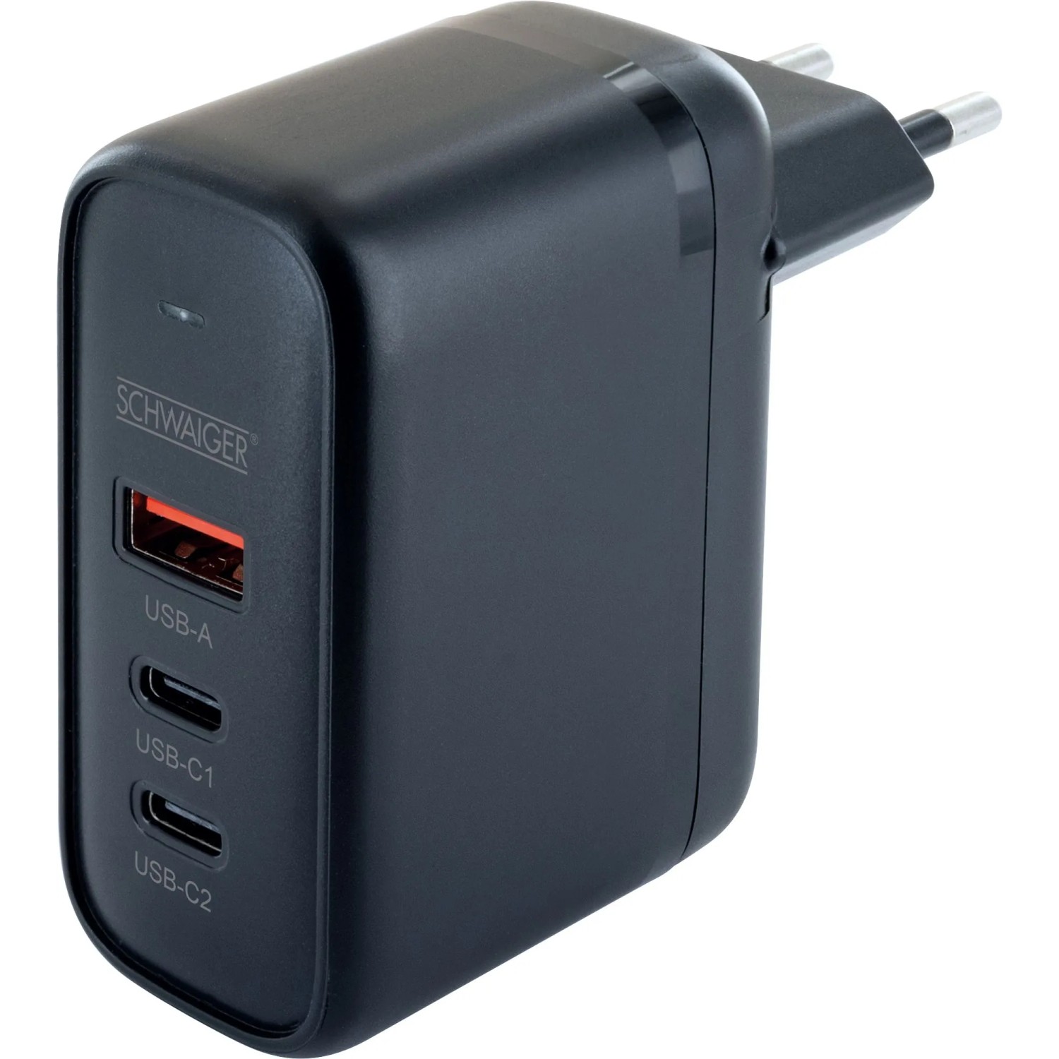 Schwaiger Ladeadapter 2 x LADC2135 USB-A & USB-C 230 V