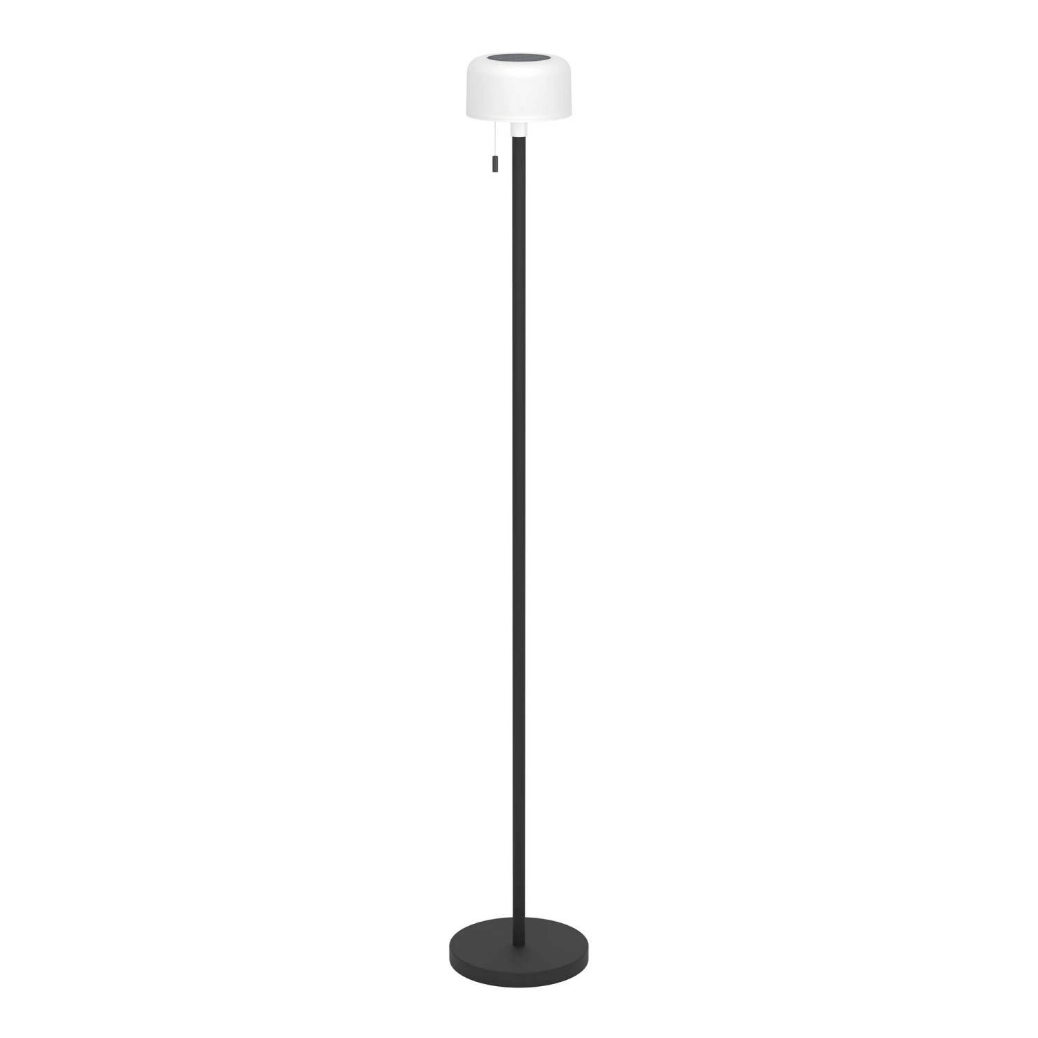 EGLO Solar-LED-RGBW-Stehleuchte MONTAPALMA-L Weiß-Schw. rund m. Zugschalter günstig online kaufen