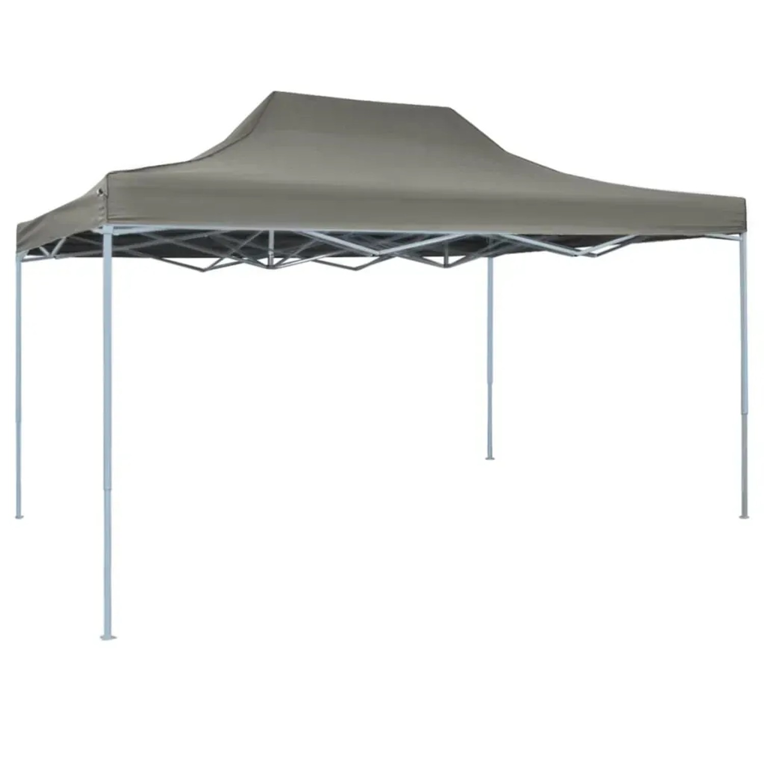vidaXL Faltzelt Pop-Up 3x4,5m, anthrazitfarbenes Partyzelt für Garten & Outdoor-Events.