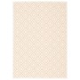 Pergamon In & Outdoor Teppich, beige-creme Fliesenoptik, 140x200cm.