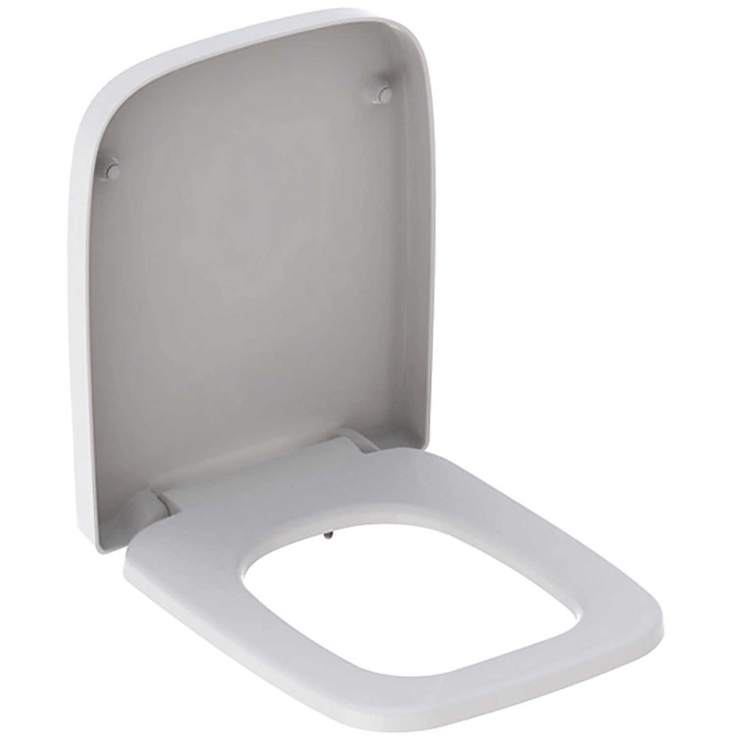 Geberit WC-Sitz Renova Plan Eckig Weiß