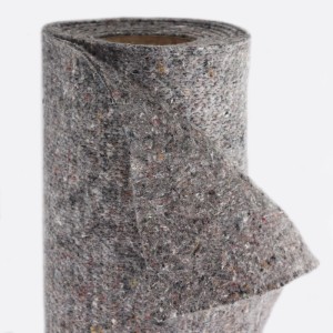 Graues Aquagart Teichvlies 1000g, 40m² Rolle zum Schutz der Teichfolie.
