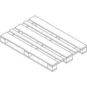 Osmo Möbelpalette Palisander, Nadelholz, 13x80x120cm, endbehandelt für Möbelbau & Regalböden.