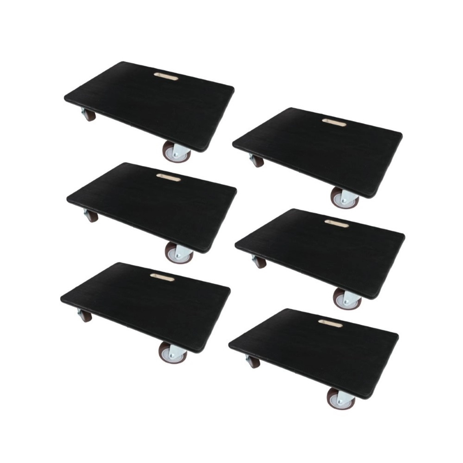 PROREGAL MegaDeal 6x Transportroller 4 Rollen HxBxT 15x40x60 cm Traglast 50 günstig online kaufen