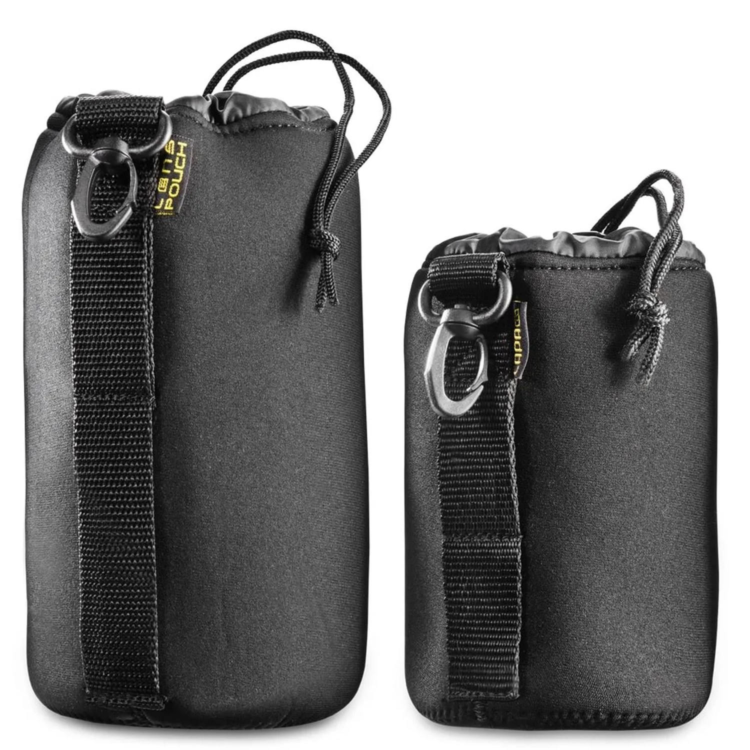 Walimex Objektivbeutel Set Neopren Gr. M+L Objektivtasche Objektivköcher Kamera